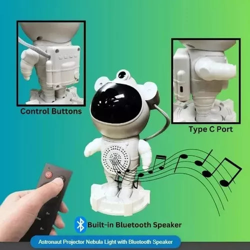 Astronauta Proyector con parlante