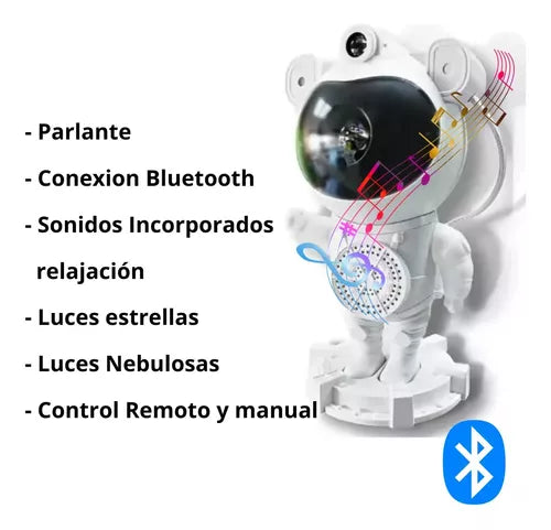 Astronauta Proyector con parlante